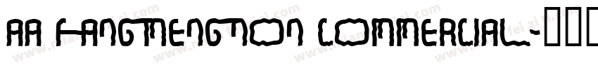 aa fangmengnon commercial字体转换